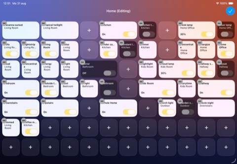 Hue Dashboard iPad screenshot 3