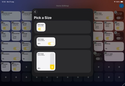 Hue Dashboard iPad screenshot 4