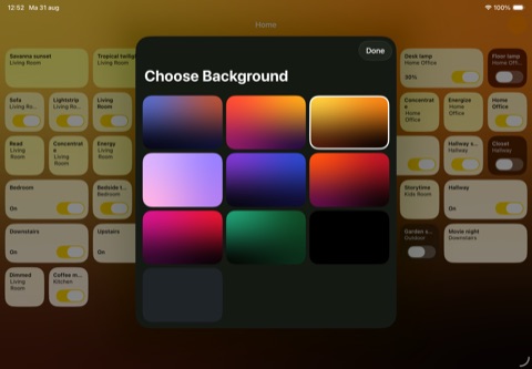 Hue Dashboard iPad screenshot 5