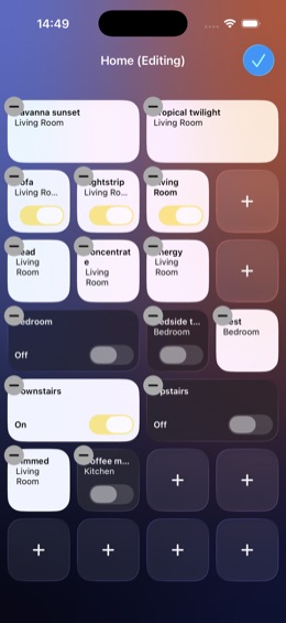 Hue Dashboard iPhone screenshot 3